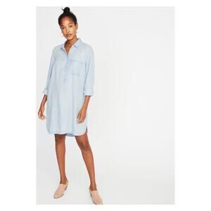 Old Navy Blue Chambray Tunic Dress Sz.S NWT